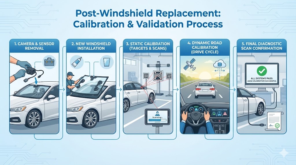Why ADAS Calibration Is Essential After Every Windshield Replacement