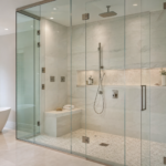 Shower Door Installation in The Woodlands TX: Frameless vs. Semi-Frameless Glass